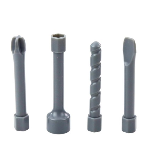 Wiertarka Wkrętarka Na Baterie 4 Wymienne Końcówki Światło LED LEAN Toys