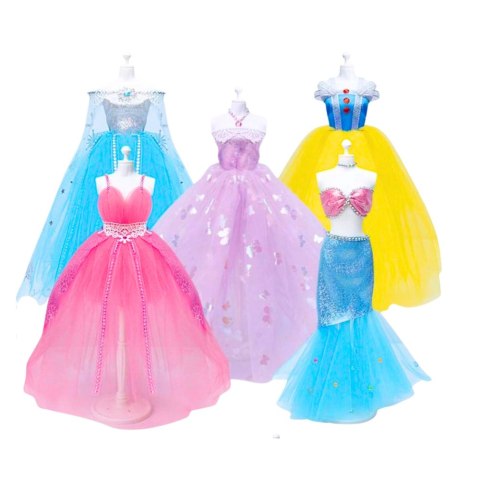 Zestaw Kreatywny DIY Projektowanie Szycie Ubrań Dla Lalek LEAN Toys