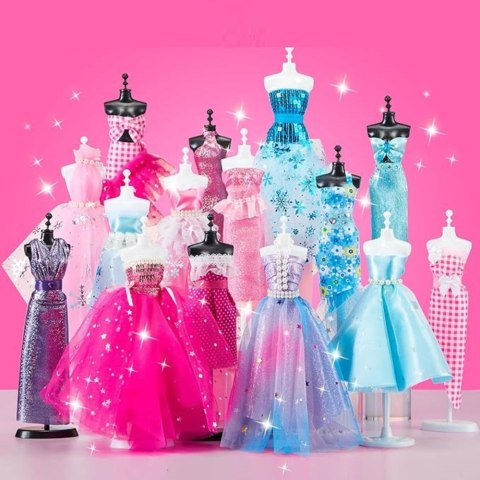 Zestaw Kreatywny DIY Projektowanie Szycie Ubrań Dla Lalek LEAN Toys