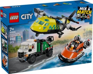 Klocki City 60505 Zestaw z samolotem, ciężarówką serwisową i poduszkowcem LEGO