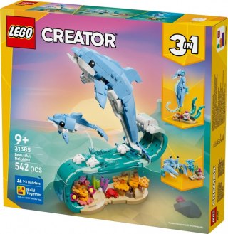 Klocki Creator 31385 Zwierzęta morskie: piękny delfin LEGO