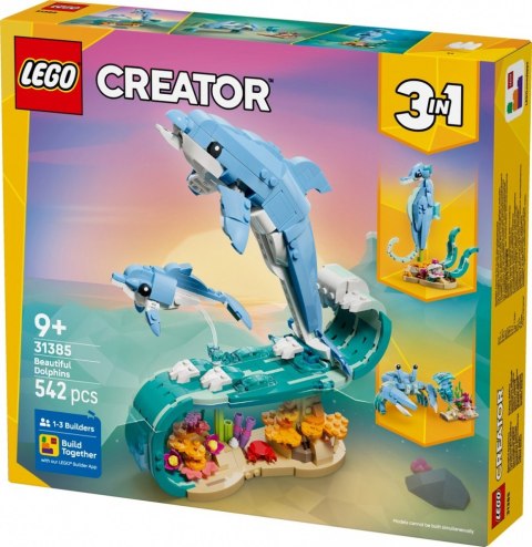 Klocki Creator 31385 Zwierzęta morskie: piękny delfin LEGO