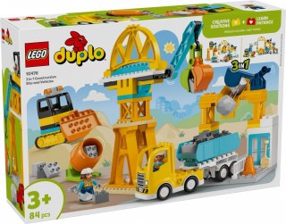 Klocki DUPLO 10476 Plac budowy z pojazdami 3 w 1 LEGO