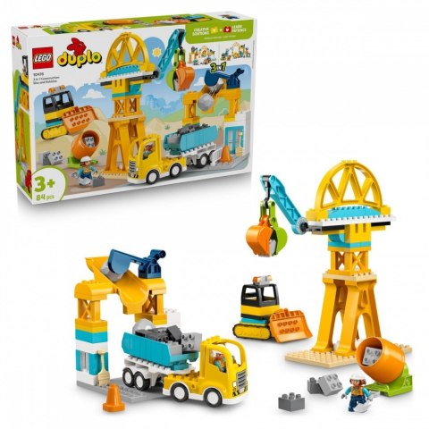 Klocki DUPLO 10476 Plac budowy z pojazdami 3 w 1 LEGO