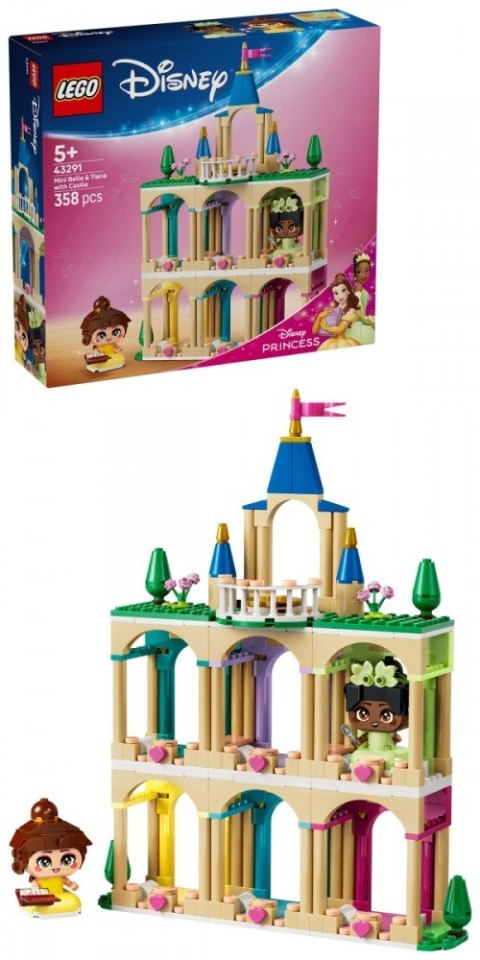 Klocki Disney 43291 Mała Bella i Tiana z zamkiem LEGO