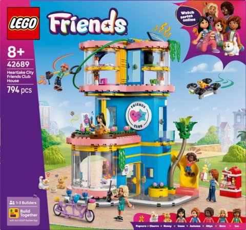 Klocki Friends 42689 Domek klubu przyjaciół z Heartlake LEGO