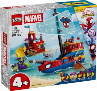 Klocki SPIDEY 11208 Statek piracki drużyny Spideyego LEGO