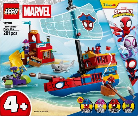 Klocki SPIDEY 11208 Statek piracki drużyny Spideyego LEGO