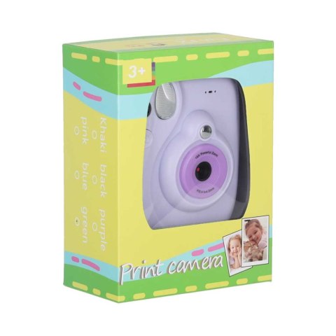 Aparat fotograficzny cyfrowy natychmiastowy 16x wkłady mazaki fioletowy Kik Sp. z o. o. Sp. k.
