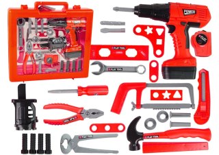 Zestaw Majsterkowicza Wkrętarka Na Baterie Młotek Piła LEAN Toys