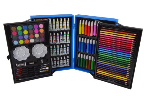 Duży Zestaw Artystyczny w Walizce 145 Elementów Jednorożec LEAN