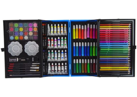 Duży Zestaw Artystyczny w Walizce 145 Elementów Jednorożec LEAN