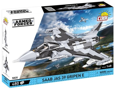 Klocki Armed Forces SAAB Jas 39 Gripen E 480 klocków Cobi Klocki