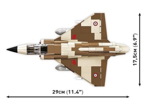 Konstrukcyjne Armed Forces Mirage IIIC Vexin 444 elementy Cobi Klocki