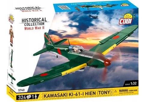 Klocki Historical Collection WWII KAWASAKI KI-61-I HIEN (TONY) 324K Cobi Klocki
