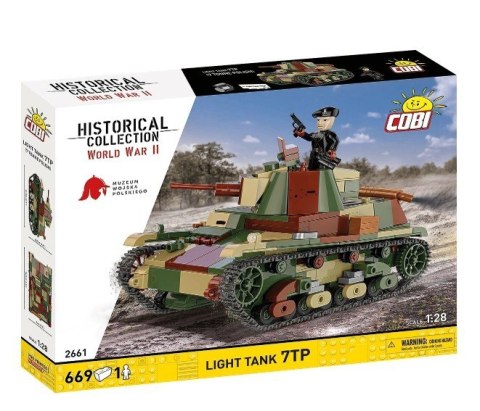 Klocki Light Tank 7TP 669 elementów Cobi Klocki
