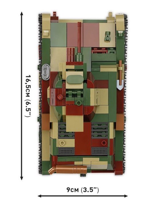 Klocki Light Tank 7TP 669 elementów Cobi Klocki