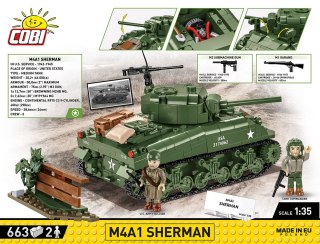Klocki M4A1 Sherman 663 klocki Cobi Klocki