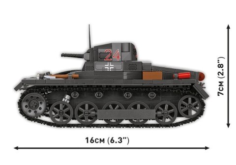Klocki Panzer I Ausf.B 654 elementy Cobi Klocki