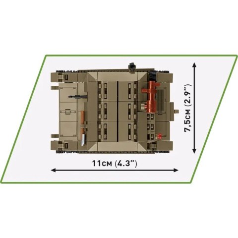 Klocki Tankietka TK-3 323 klocków Cobi Klocki