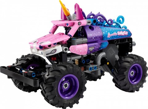 Klocki Technic 42220 Monster Jam Sparkle Smash z napędem typu pull-back LEGO