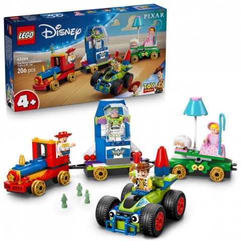 Klocki Disney 43264 Toy Story - Okolicznościowy pociąg i Pan Sterowany LEGO