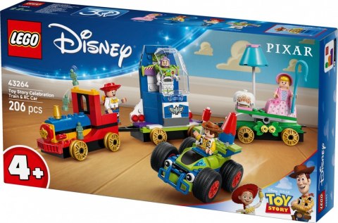 Klocki Disney 43264 Toy Story - Okolicznościowy pociąg i Pan Sterowany LEGO