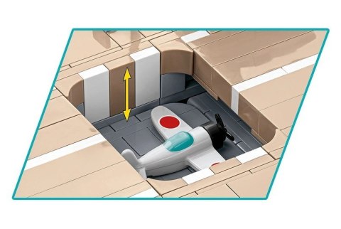 Klocki IJN Akagi Aircraft Carrier 3573 klocków Cobi Klocki