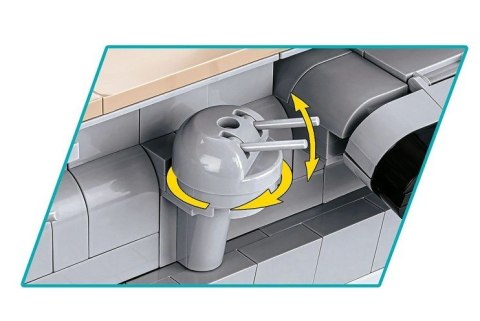 Klocki IJN Akagi Aircraft Carrier 3573 klocków Cobi Klocki