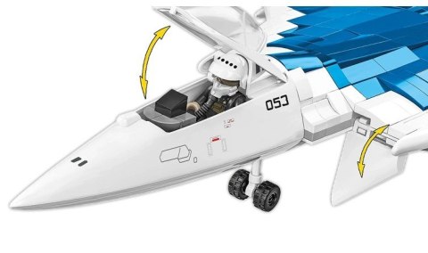 Klocki SU-57 Felon 928 elementów Cobi Klocki