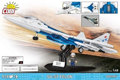 Klocki SU-57 Felon 928 elementów Cobi Klocki