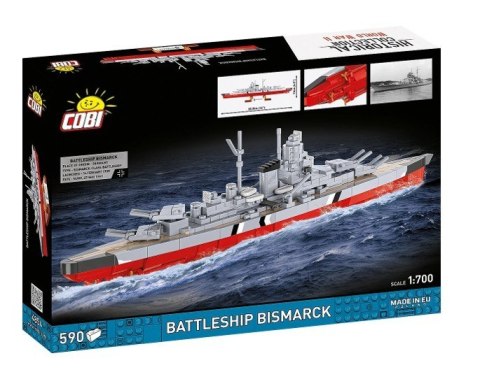 Klocki Battleship Bismarck 590 klocków Cobi Klocki