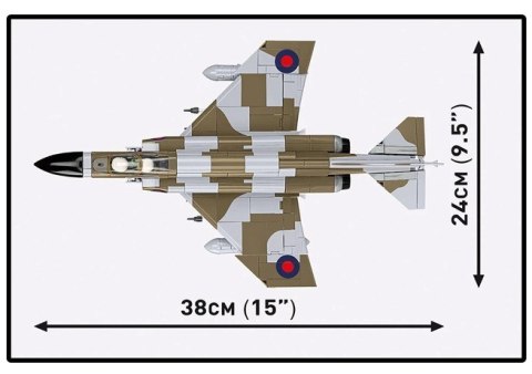 Klocki F-4M Phantom II 728 klocków Cobi Klocki