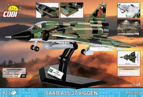 Klocki Saab AJS 37 Viggen 911 klocków Cobi Klocki
