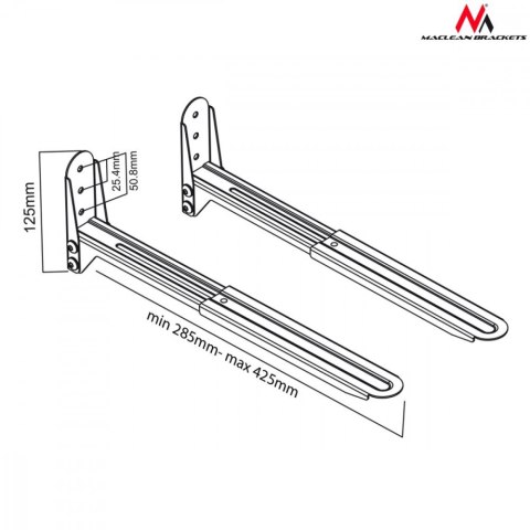 Uchwyt do kuchenki mikrofalowej MC-776 B Maclean