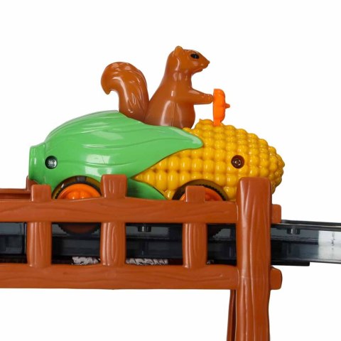 Tor wyścigowy samochodowy magnetyczny 1 pojazd świecący 153 elementy Kik Sp. z o. o. Sp. k.