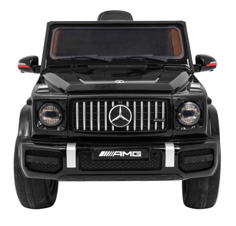 Mercedes AMG G63 dla dzieci Lakier Czarny + Pilot + MP3 LED + Wolny Start + EVA + Pasy