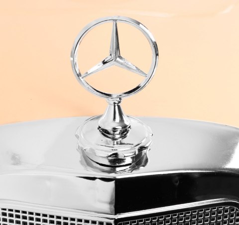 Mercedes Benz 300S Retro Autko na akumulator dla dzieci Lakier Czerwony