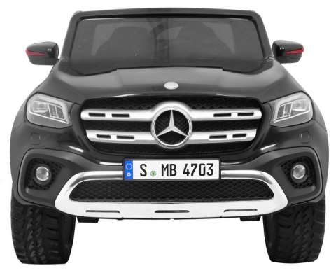 Mercedes Benz X-Class dla dzieci Czarny + Pilot + Napęd 4x4 + MP4 + Bagażnik + LED + EVA