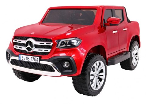 Mercedes Benz X-Class dla dzieci Lakier Czerwony + Pilot + Napęd 4x4 - Sklep Gebe