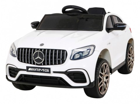 Mercedes Benz GLC63S dla dzieci Biały + Pilot + Napęd 4x4 - Sklep Gebe