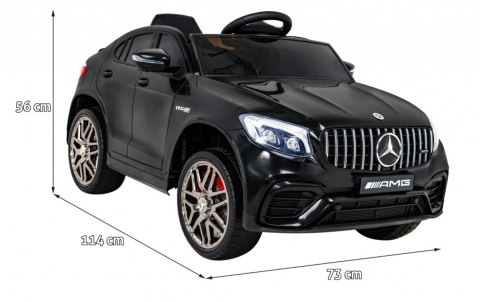 Mercedes Benz GLC63S Autko na akumulator dla dzieci Czarny