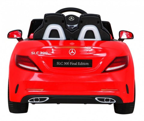 Mercedes Benz SLC300 Auto na akumulator dla dzieci Czerwony + Dźwięki MP3 Światła + Pilot + Wolny Start