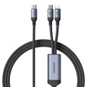 2w1 Kabel przewód Speedy Series USB-C - USB-C / iPhone Lightning 100W 1.5m czarny JOYROOM