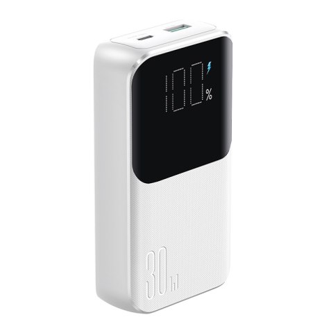 Mini powerbank 10000mAh z wbudowanymi kablami JR-PBC06 30W biały JOYROOM