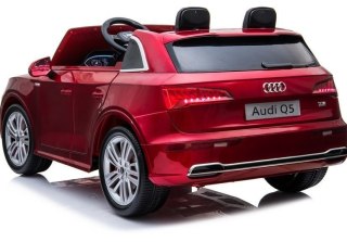 Pojazd na Akumulator Nowe Audi Q5 2-osobowe Czerwone Lakierowane LEAN CARS