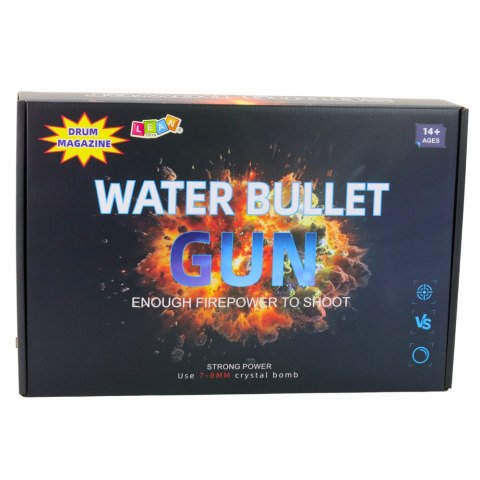 Karabin AK Na Kulki Wodne Hydrożelowe Celownik Akcesoria Okulary 96cm LEAN Toys