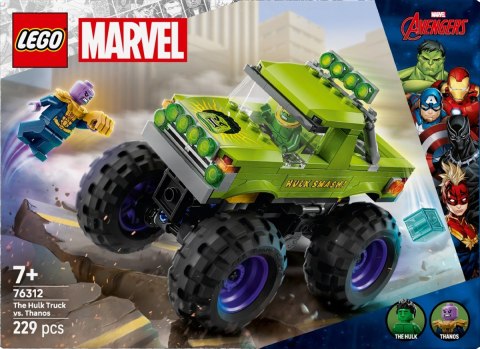 Klocki Super Heroes 76312 Monster truck Hulka kontra Thanos LEGO