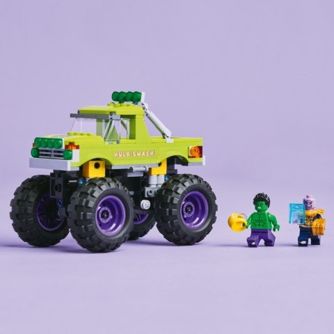 Klocki Super Heroes 76312 Monster truck Hulka kontra Thanos LEGO