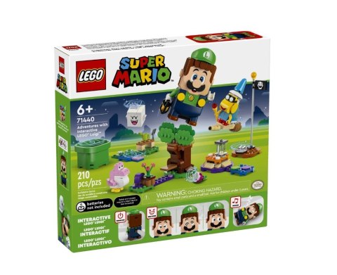Klocki Super Mario 71440 Przygody z interaktywną figurką LEGO Luigi LEGO
